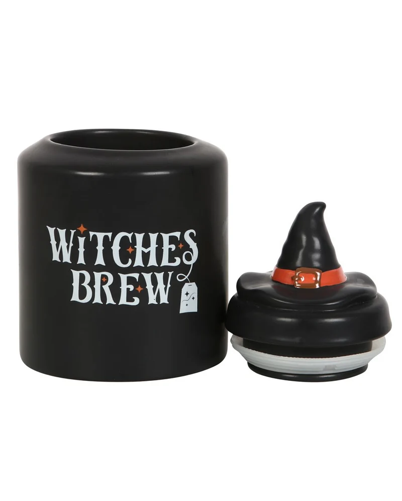 Hexengebräu Teedose aus Keramik 18cm