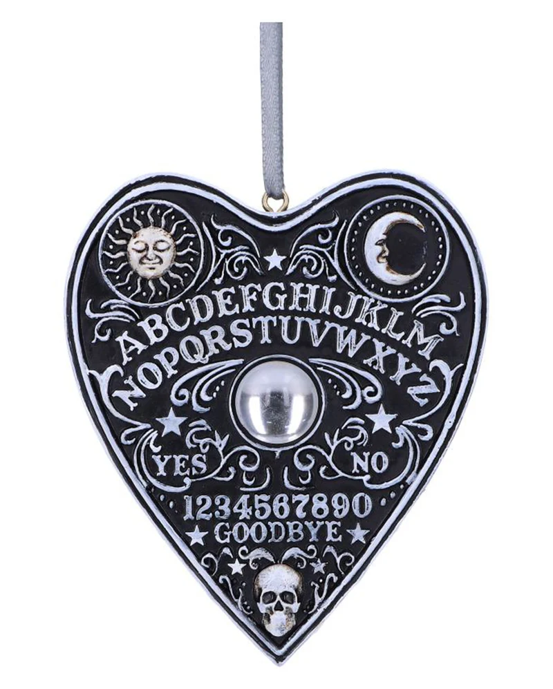 Ouija Board Planchette als Hängeornament 8,5cm