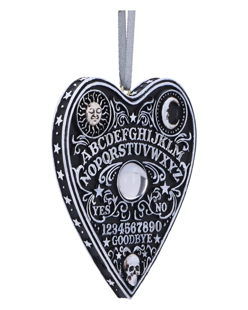 Ouija Board Planchette als Hängeornament 8,5cm
