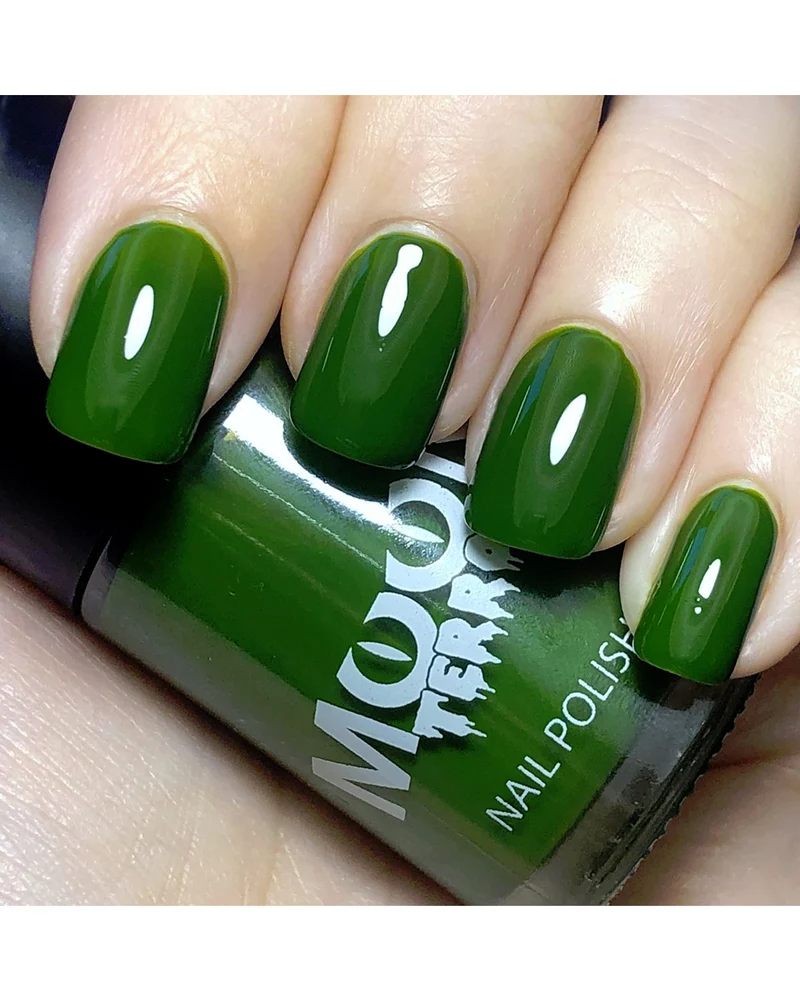 Zombie grüner Moon Terror Halloween Nagellack