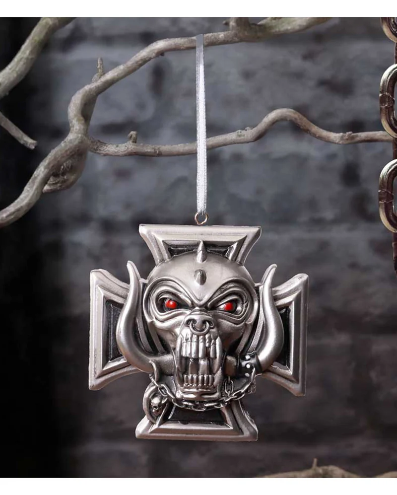 Motorhead Warpig Kreuz Ornament