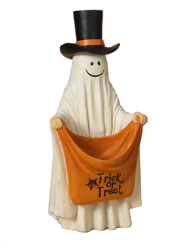 Halloween Gespenst mit Trick or Treat Tasche 42cm