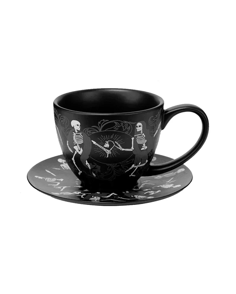 Danse Macabre Teetasse & Unterteller KILLSTAR