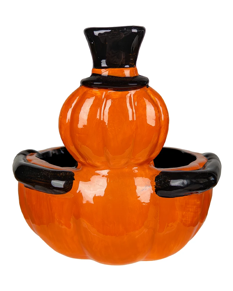 Vintage Süßigkeiten Schale Halloween Kürbis
