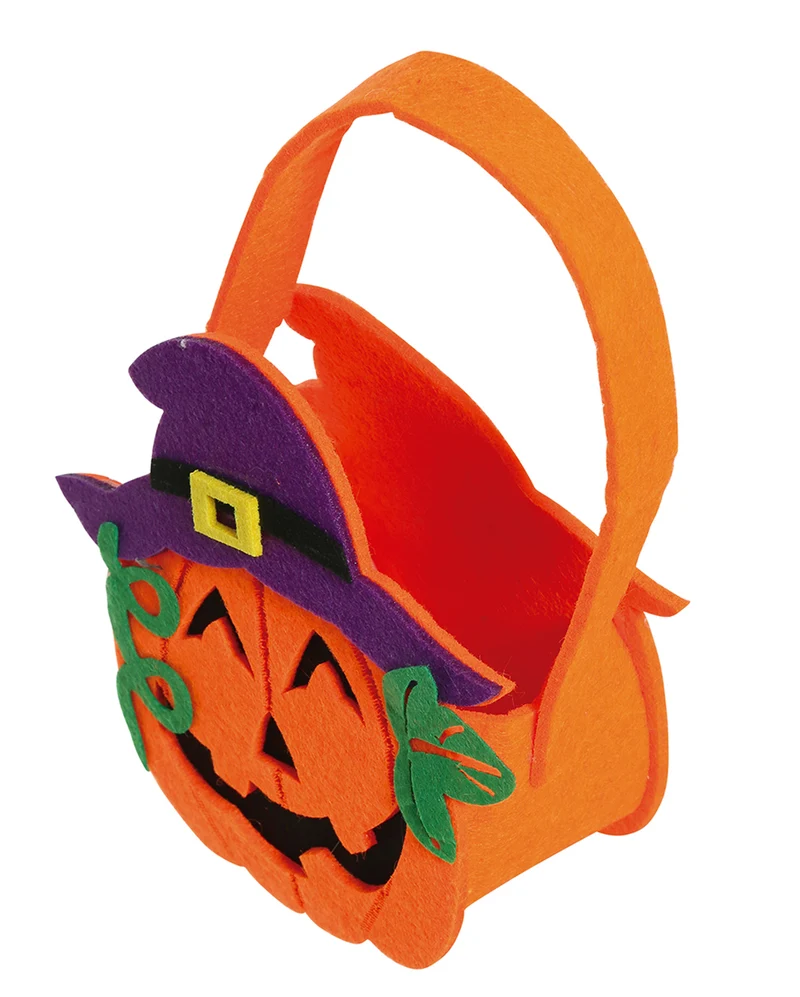 Kürbis Hexe Halloween Korb