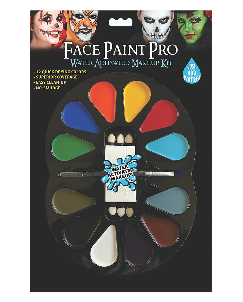Schminkpalette Aqua Make-Up mit 12 Farben