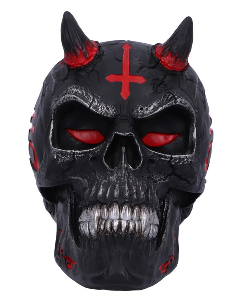 Infernal Teufels Totenschädel 20cm