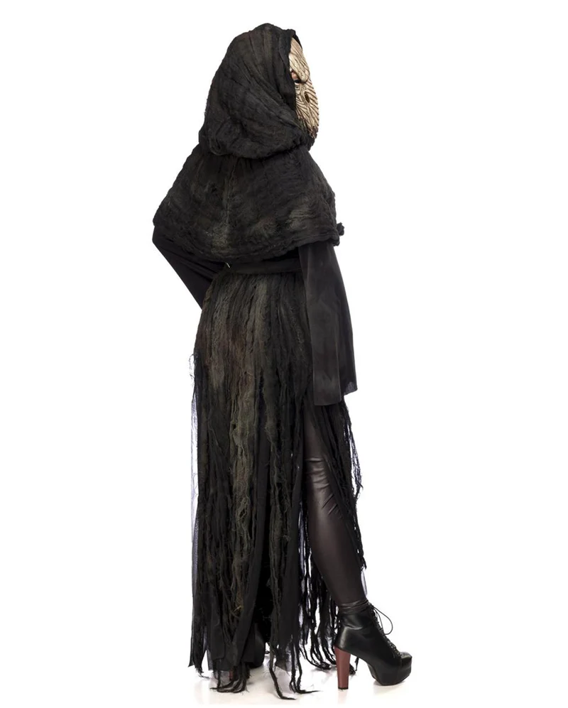 Lady Pest Doktor Damenkostüm mit Vogelmaske
