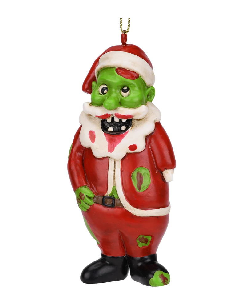 Zombie Nikolaus Christbaumkugel 8,9cm