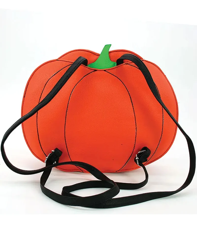 Glitter Halloween Kürbis Rucksack