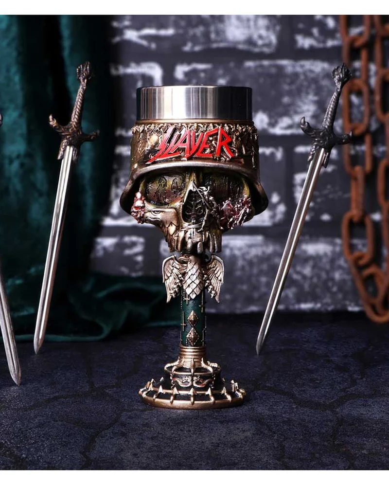 Slayer Totenschädel Kelch 19,5cm