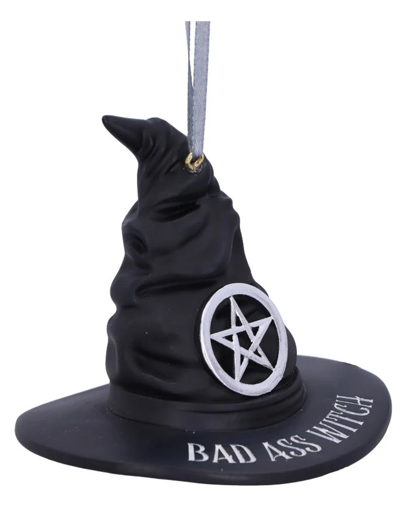 Bad Ass Witch Hänge-Ornament 9cm