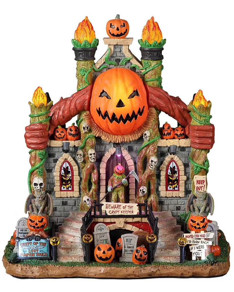 Lemax Spooky Town - Crypt of the lost Pumpkin Souls