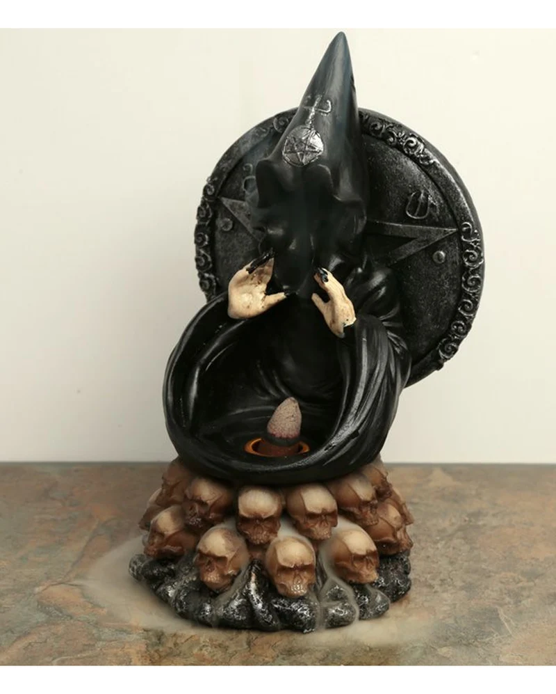 Black Magic Rückfluss Räucherkegelhalter 19,5cm