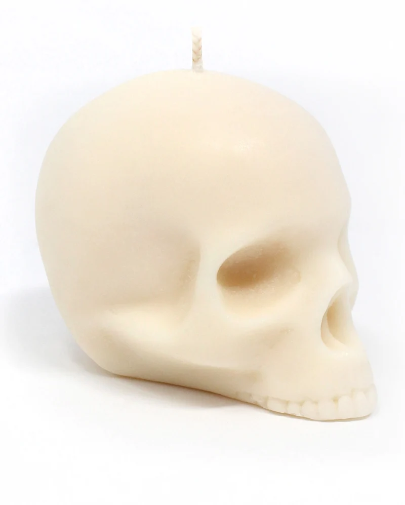 Totenkopfkerze ohne Kiefer 6,5cm