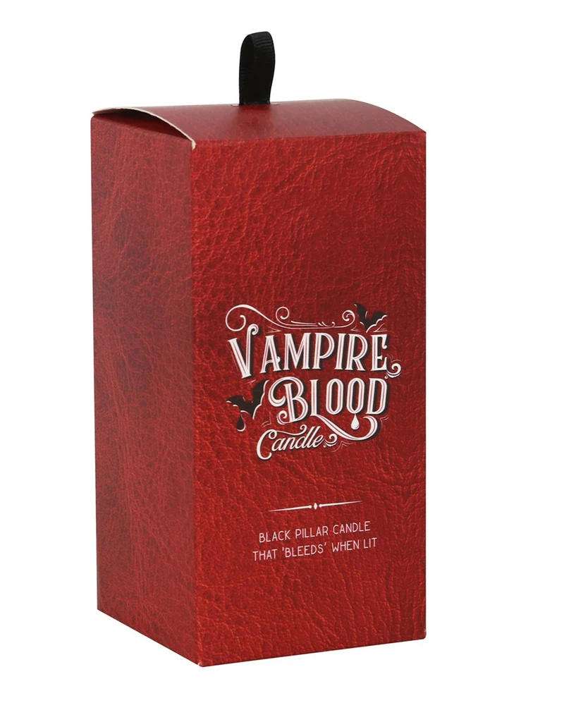 Große Vampirblut Stumpenkerze 15cm