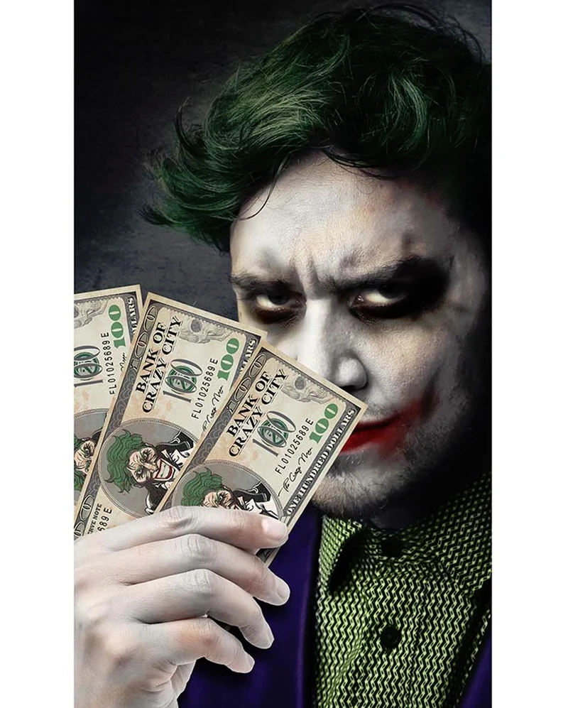 Bank of Crazy City 100 Dollar Scheine Spielgeld