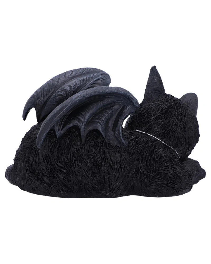 Schlafende Vampir Katze 18cm