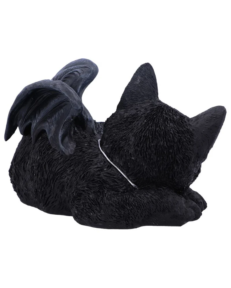 Schlafende Vampir Katze 18cm