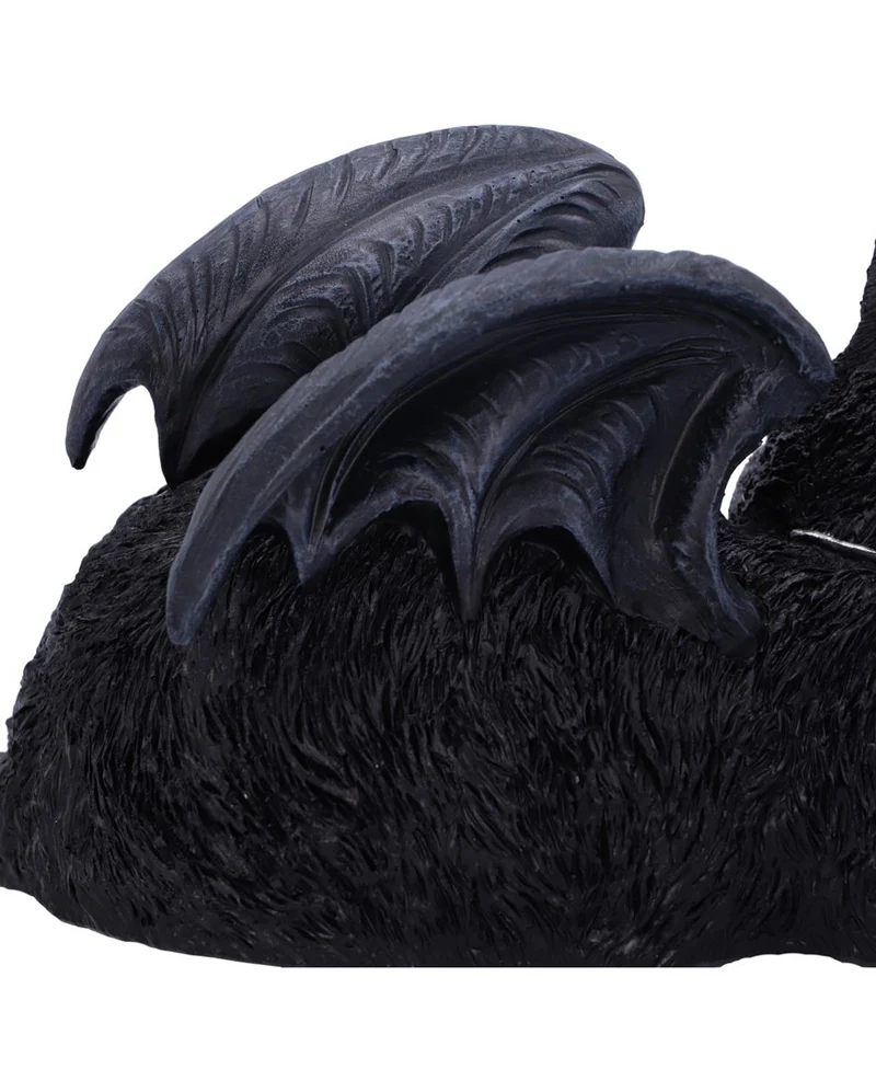Schlafende Vampir Katze 18cm