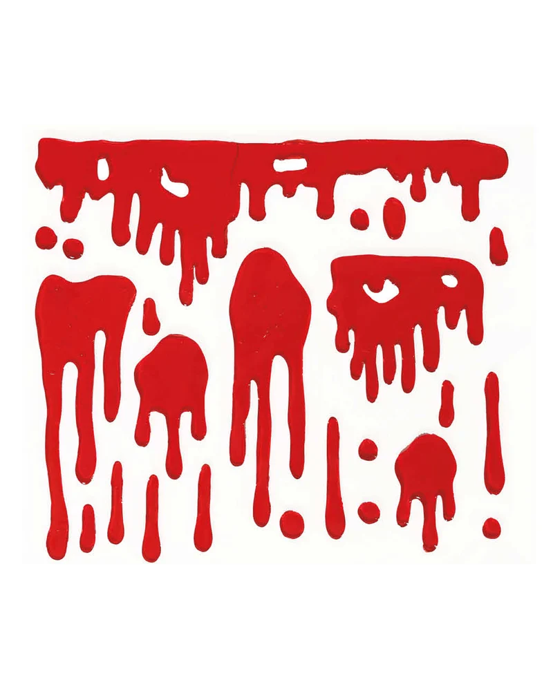 Halloween 3D Blut Fenster Dekoration