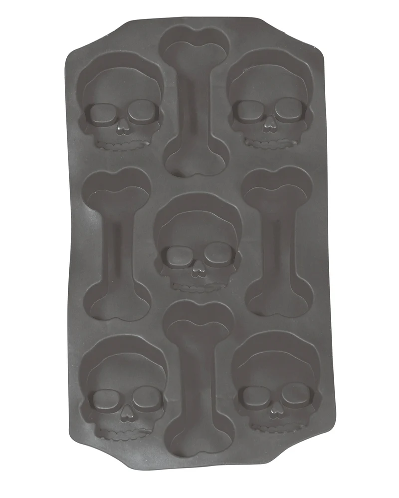Totenkopf & Knochen Eiswürfelform 1 St.