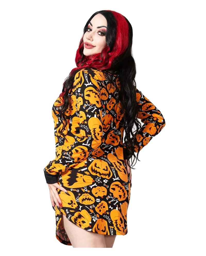 KILLSTAR Night Harvest Henley Kleid