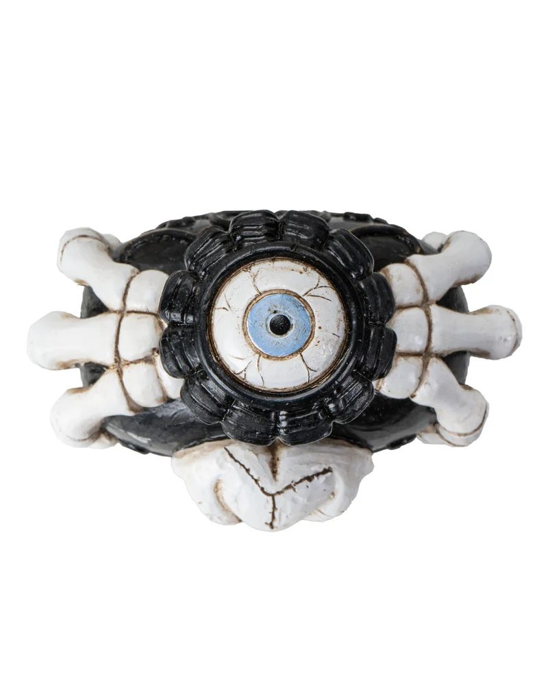 Gothic Giftflasche "Raben Augen"