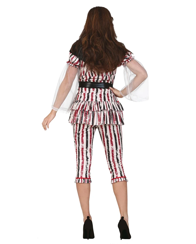 Horror Clown Damenkostüm mit Hose