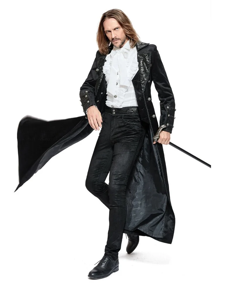 Gothic Vampir Piratenmantel