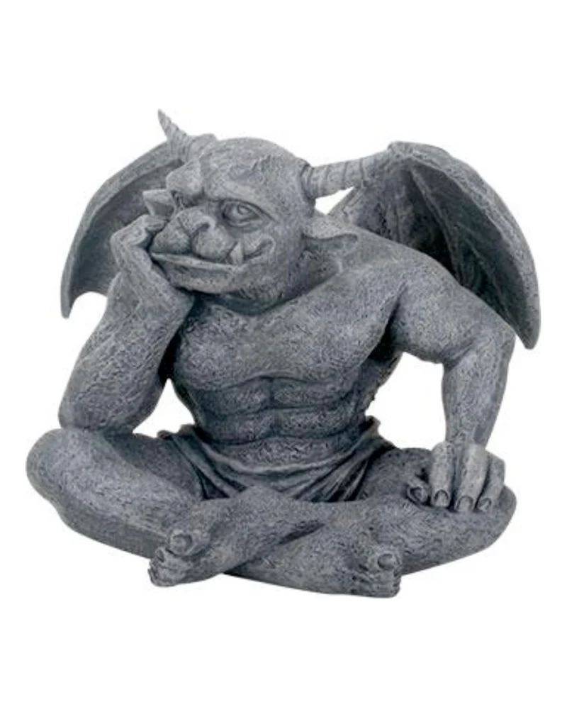 Träumender Gargoyle mit Flügel