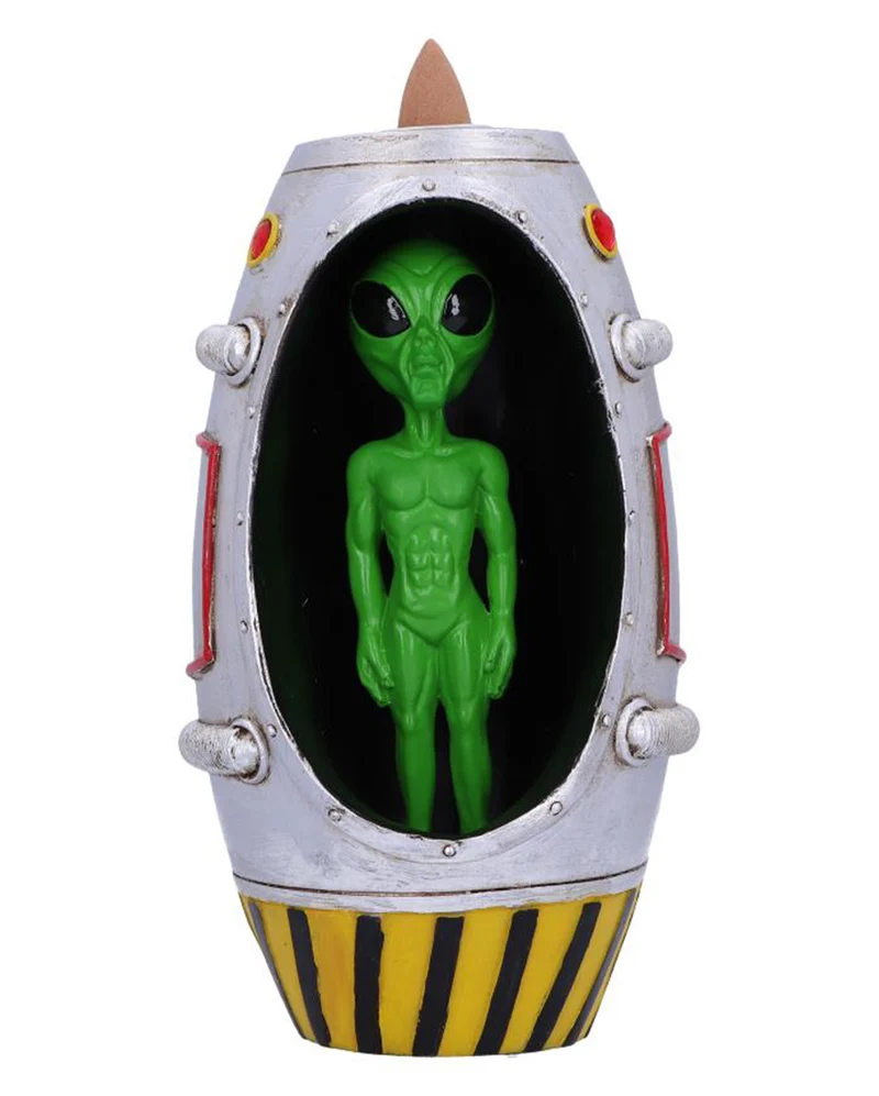The Visit Alien Backflow Räucherkegel Halter 17,5cm
