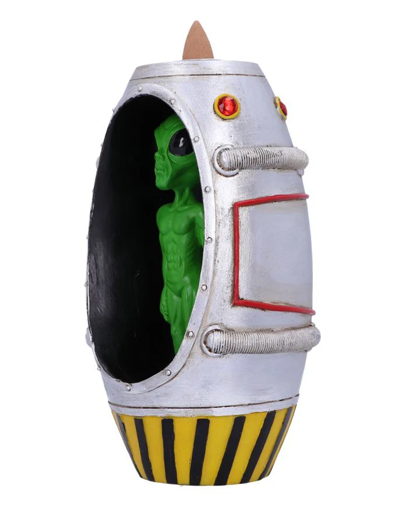 The Visit Alien Backflow Räucherkegel Halter 17,5cm