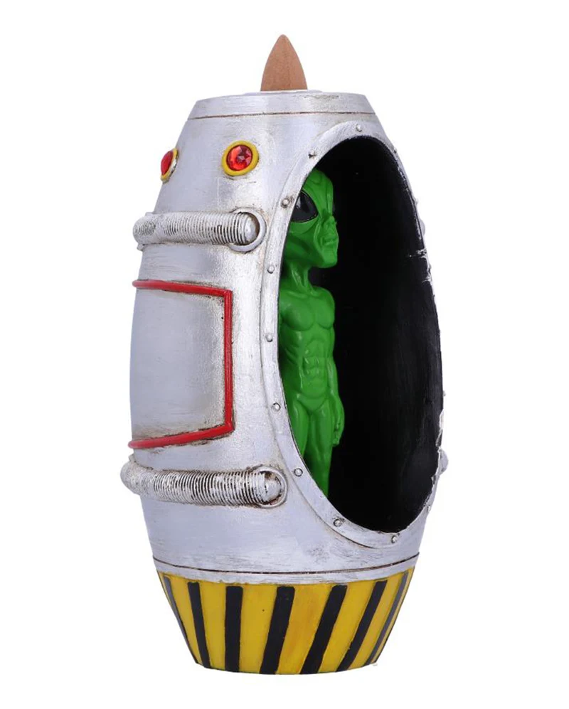 The Visit Alien Backflow Räucherkegel Halter 17,5cm