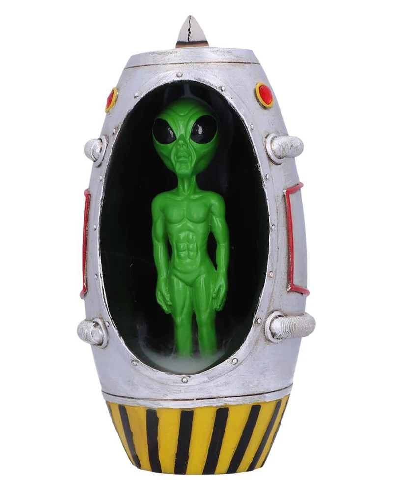 The Visit Alien Backflow Räucherkegel Halter 17,5cm