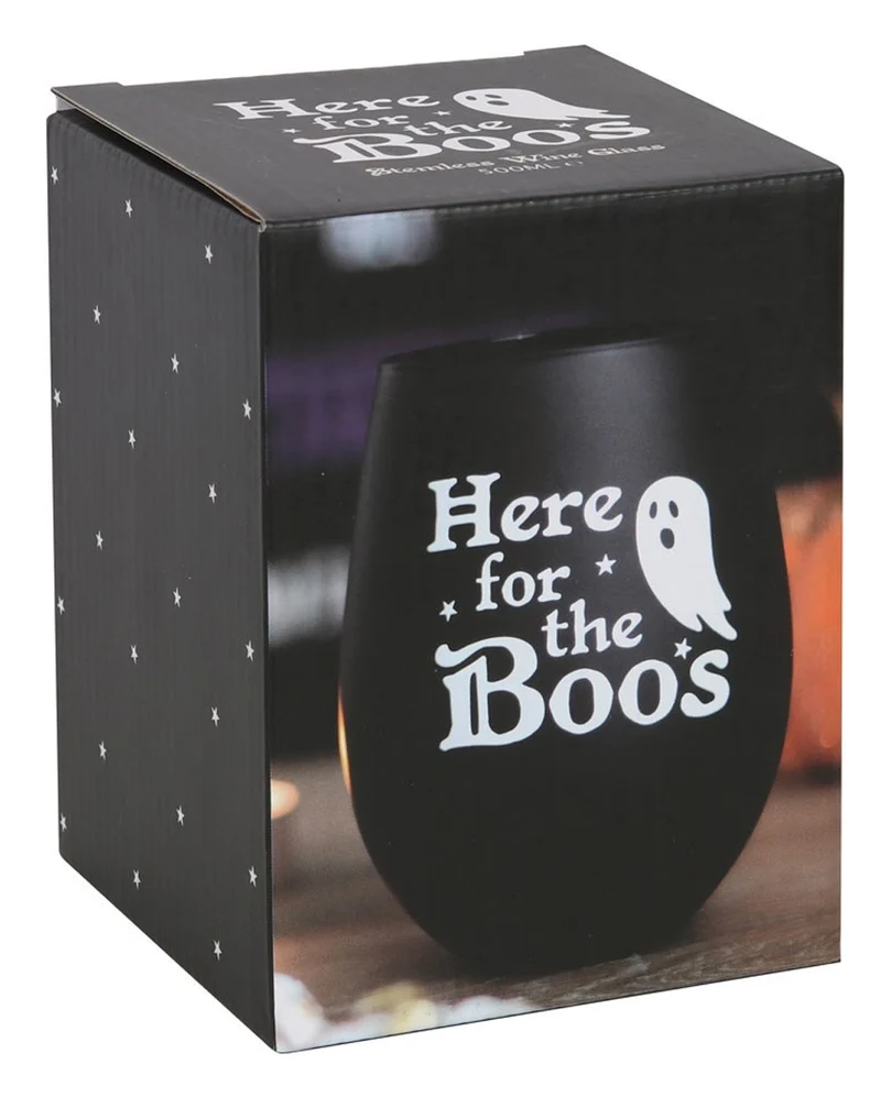 Here for the Boos Halloween Cocktail Glas