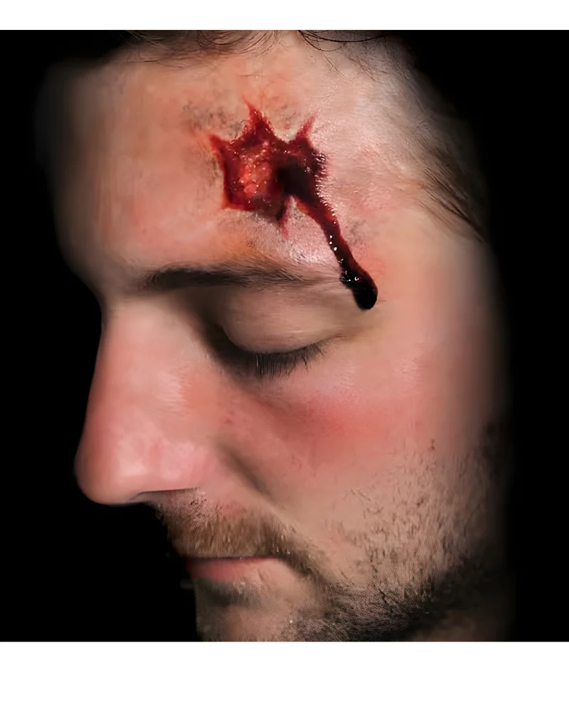 Shot & Stabbed Trauma Klebetattoo