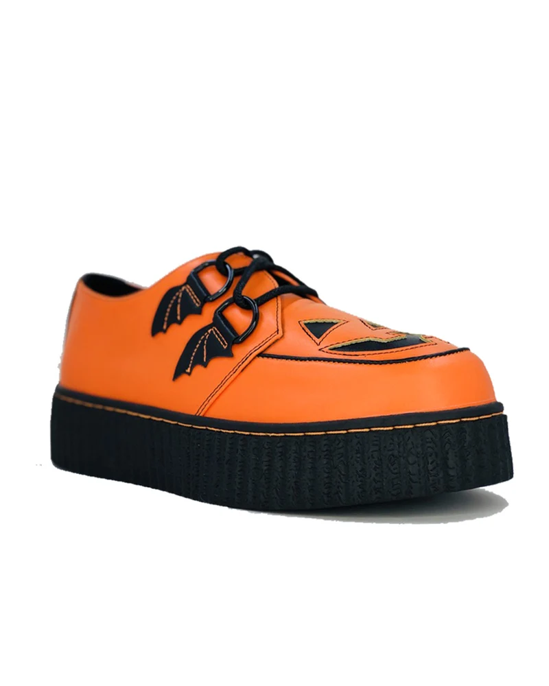 Jack O'lantern Trick or Treat Creepers Schuhe Orange