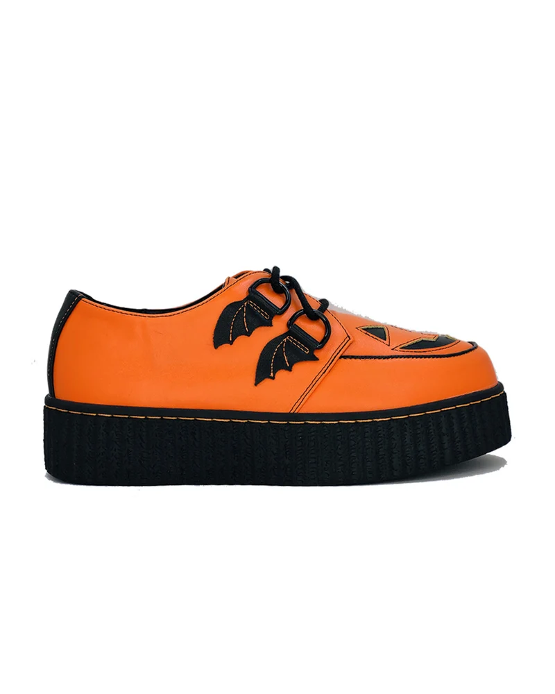 Jack O'lantern Trick or Treat Creepers Schuhe Orange