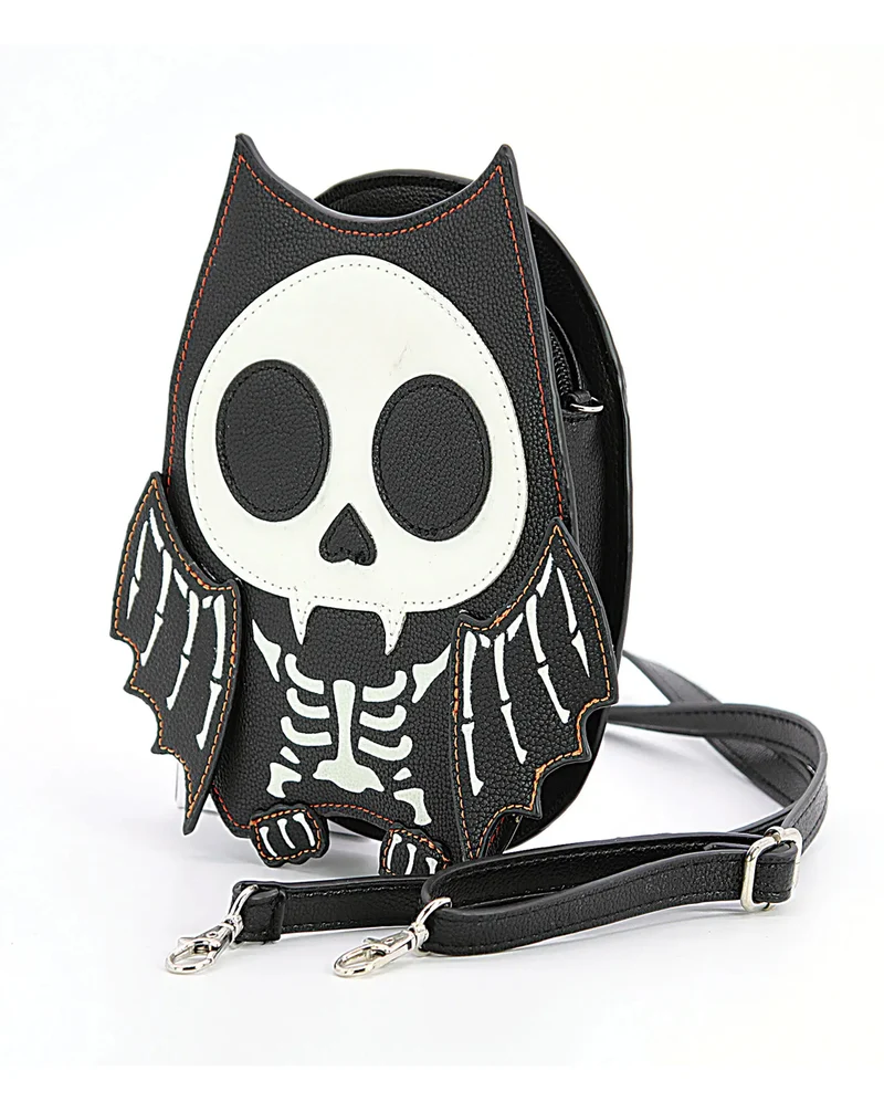 Skelett Fledermaus Handtasche "Glow in the Dark"
