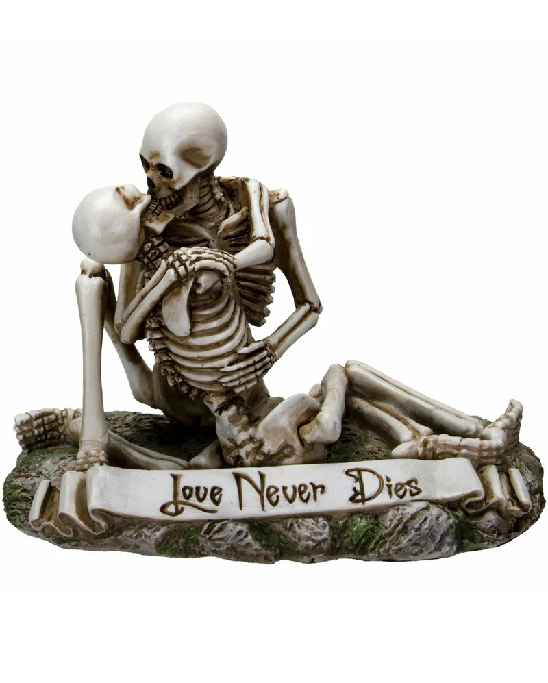Skelett Paar Love Never Dies