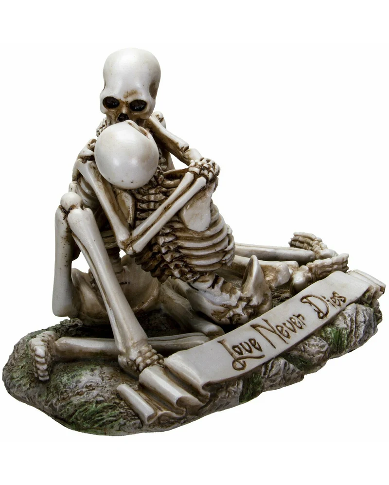 Skelett Paar Love Never Dies