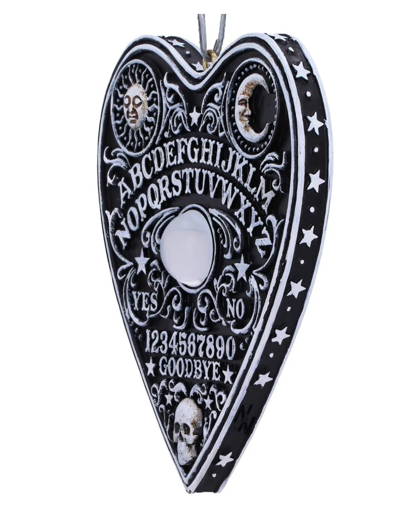 Hexenbrett Planchette als Hängeschmuck 8,5cm