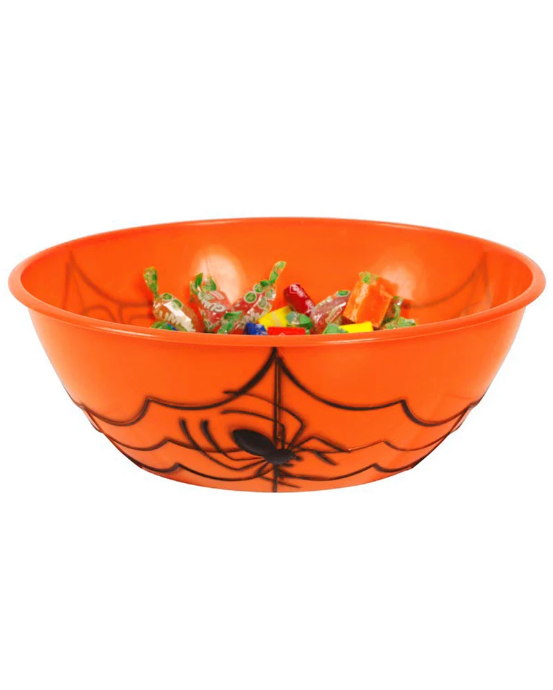 Orange Trick or Treat Spinnen Schüssel