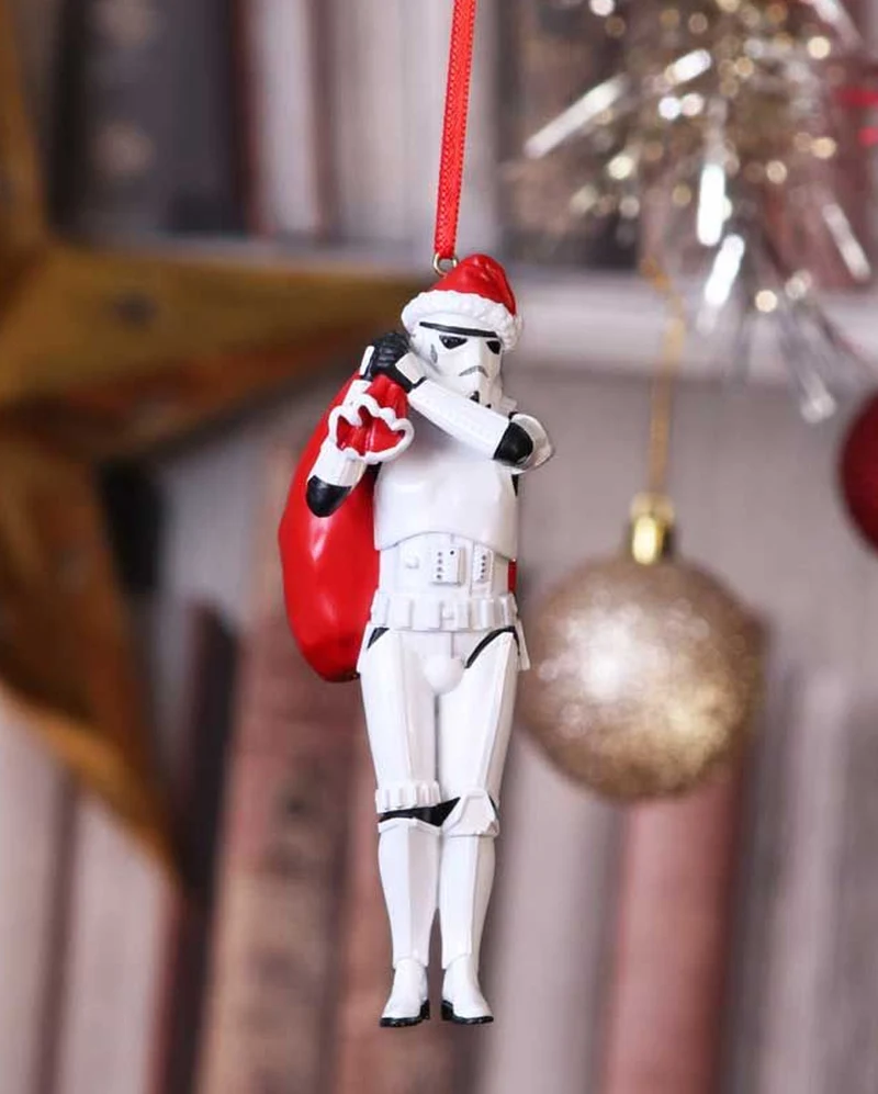 Star Wars Stormtrooper mit Nikolaussack Weihnachtskugel