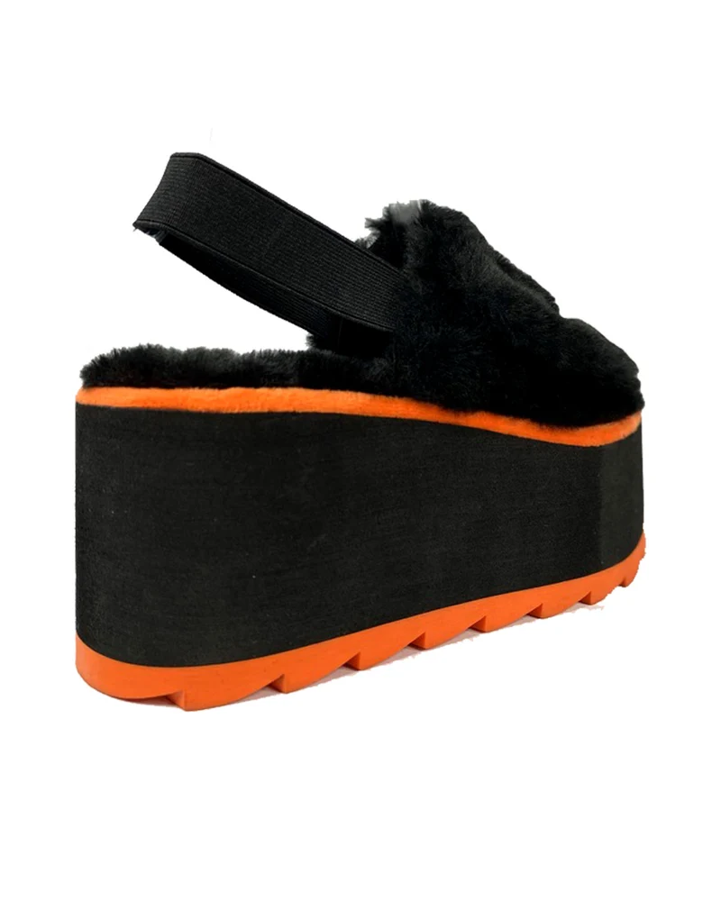 Lilly Jack O'Lantern Plateausandalen