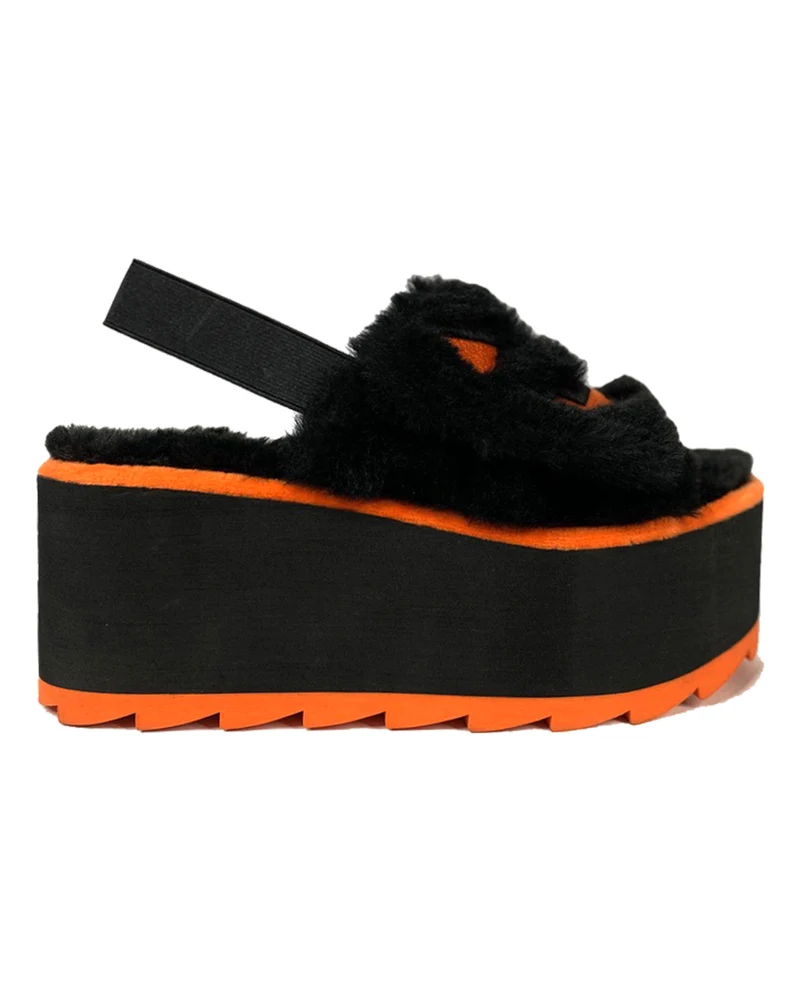 Lilly Jack O'Lantern Plateausandalen
