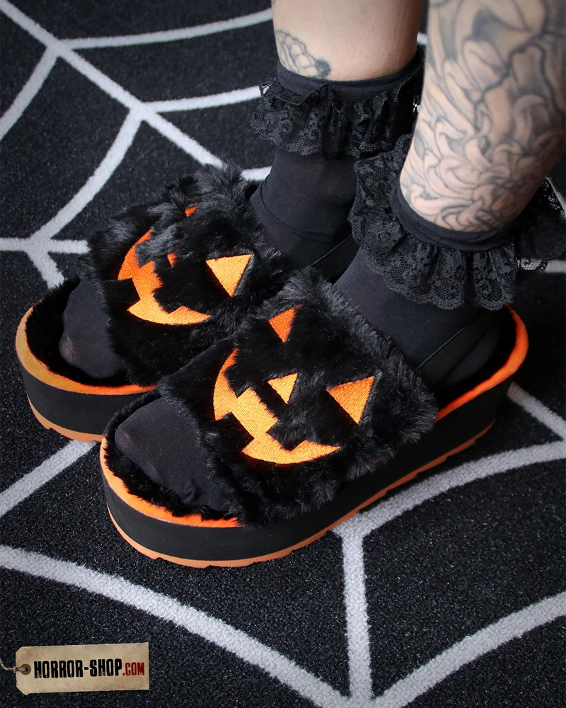 Lilly Jack O'Lantern Plateausandalen