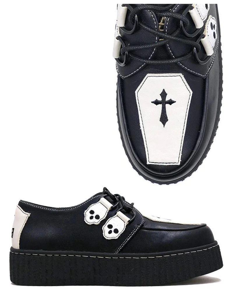 Coffin Black Creepers Schuhe