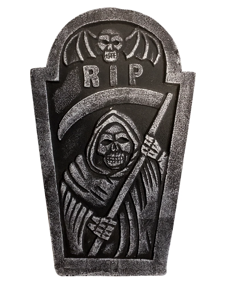 6-teiliges Halloween Grabstein Set 48cm